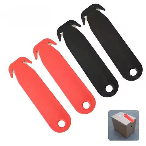 5PCS Double-edged Tool Box Cutters Safety Box Cutter Blade Unpacking Letter Opener Multi Tool Film C