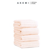 AKEMI Home Wellness Stripes Cotton Bath Towel (68cm x 138cm)