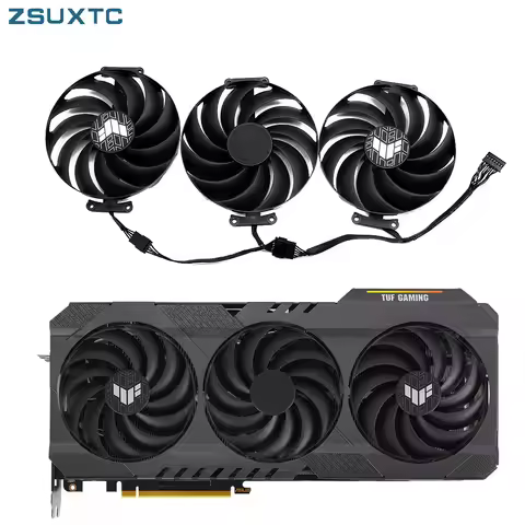 FD10015M12D RTX4090 GPU Cooler,Graphics Card Fan,For ASUS TUF RTX 4090 4070 Ti SUPER GAMING OG OC,Vi