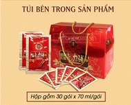 Nước Hồng Sâm 6 Năm Korean Red Ginseng Drink Cao Cấp Hàn Quốc (Hộp 30 gói x 70ml)