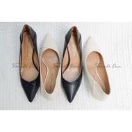 Omm DT18 Genuine leather high heels 5cm and 7cm soft folding heels