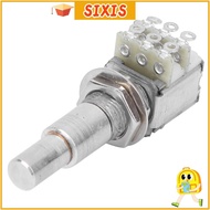 SIXIS 2PCS Bass Guitar Potentiometer, Metal Multicolor Concentric Potentiometer, Professional B50K V