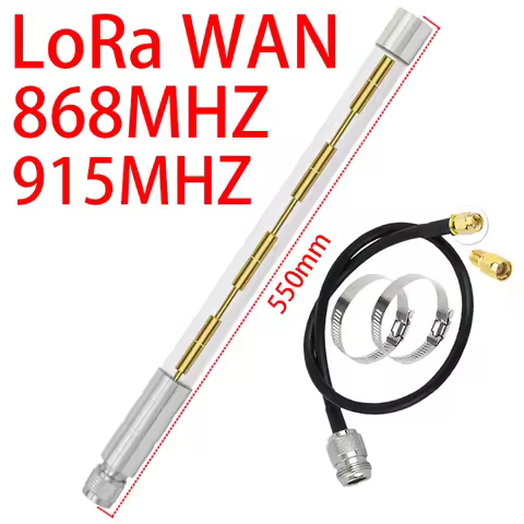 LoRa WAN 868MHz 915MHz Fiberglass Antenna Outdoor high gain antenna White use for Helium Hotspot Min
