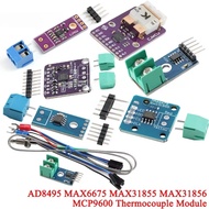 1-2Pcs AD8495 Precision Thermal Coupling MAX6675 MAX31855 MAX31856 MCP9600 CJMCU K-Type Thermocouple