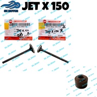 SYM JET X 150 Original Valve Intake Exhaust In Ex Chain Wheel Seal Stem 14711 14721-MA1-000-VN