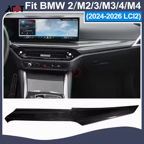 For BMW M3 G20 G21 G80 G81 M4 G22 G23 G26 G82 G83 M2 G42 G87 2024‑2026 LCI2 Carbon Fiber Dashboard T