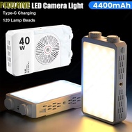 PIXELHIVE​ Mini LED Video Lamp, CRI/TLCI 90+ 40W RGB LED Camera Light, Compact 2800-9000K FX 8 Modes