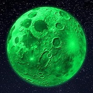Glow in The Dark Sun for Ceiling, Luminous Planet Wall Sticker, Kids Bedroom Wall Decal, Sticky Fluo