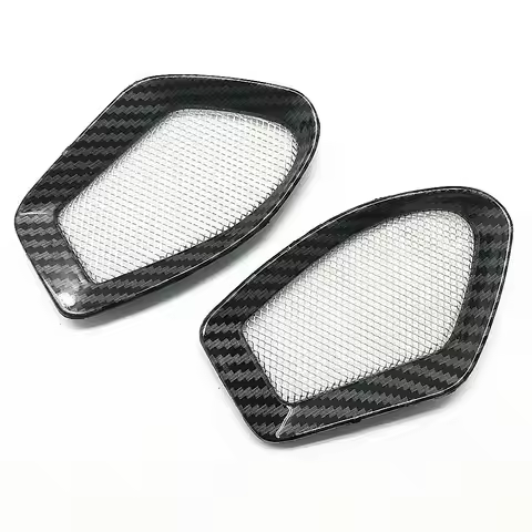 Hydro Dipped Carbon Fiber Finish For Ducati MONSTER 696 796 1100 Gas Tank Air Intake Vent COVER Fair