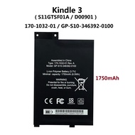 Kindle 3 / Kindle3 / K3 ( S11GTSF01A / D00901 / 170-1032-01 / GP-S10-346392-0100 ) E-Reader Ebook Ba