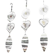 Outdoor Bird Deterrent Reflective 3D Stainless Steel Wind Rotor Bird Deterrent Anti-Woodpecker Pigeo