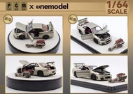 PGM 1:64合金全開模型，
新車型！PGM*One model 推出 1/64 R34 Z Tune 香檳金合金全開，附送引擎1個，PGM-641001。