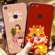 Vivo v7 / y75 / vivo v7 plus / v7 pro Glass Phone Case With Happy New Year CNY 2024