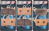 SYUU Motorcycle Front Rear Severe Duty Sintered Metal Brake Pads for Yamaha YZF R1 2015 2016 FA380F 