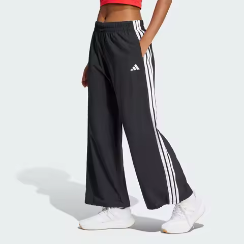 Adidas Official Genuine 2025 Spring Women's Woven Loose Breathable Casual Pants JE1306