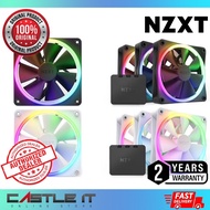 NZXT F120 RGB TRIPLE / SINGLE PACK ( BLACK / WHITE ) Chassis PC Case Casing Fan 12CM 120MM