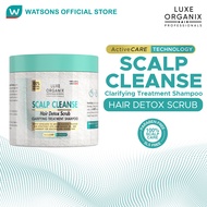 LUXE ORGANIX Scalp Cleanse Hair Detox Scrub Clarifying Treatment Shampoo 220g