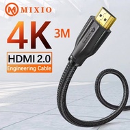 [NEW PROMO] [3m - B05] Vention High Speed Nylon Braided HDMI Cable v2.0 4K - MIXIO AAU 3m