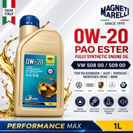 Magneti Marelli 0W-20 PAO + ESTER Fully Synt Engine Oil 1L VW 508 00 / 509 00 For Volkswagen Audi Po