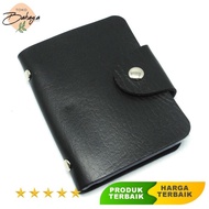 24-Slot Leather Card Wallet