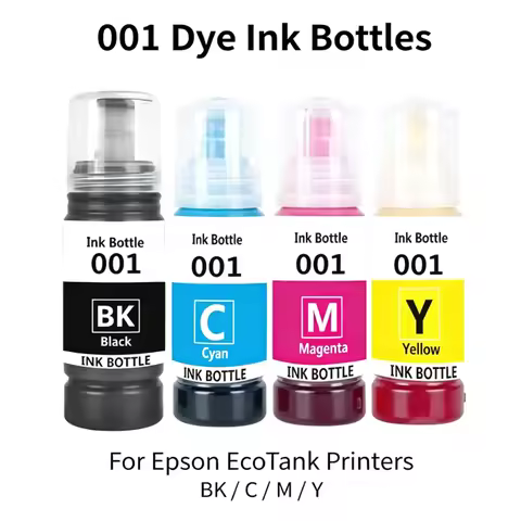 001 Refill Ink For Epson 001 Dye Ink L3110 L3150 L4150 L4160 L6160 L6170 L6190 Printer Ink