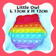 ship24hrs: Pop It Owl Burung Hantu L13CM X H12CM toy popit popitfidgettoy bubbletoy popits antistres
