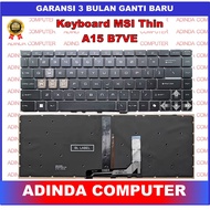 MSI Thin A15 B7VE B7U B7UC B7UC B7UC B7UX B7VF AI B8VF MS-16R8 MS-16RK Keyboard