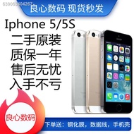 ❆♘✑Second-hand Apple 5S game console iPhone5 mobile phone student spare 5s card fingerprint cheap ki