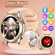 New Smart Watch 2-in-1 Wireless Earphones for Call Heart Rate Health Monitoring Sports Fitness Track