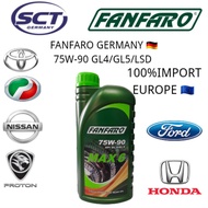 FANFARO GERMANY 75W-90 GL4/GL5/LSD IMPORT EUROPE