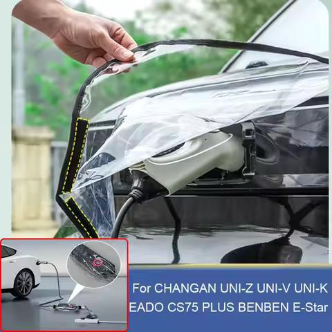 Car For CHANGAN UNI-Z UNI-V UNI-K EADO CS75 PLUS BENBEN E-Star Energy Charging Port Rainproof Cover 