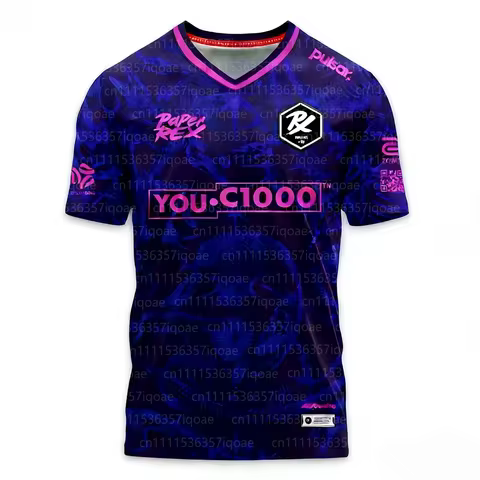 2026 New Paper Rex DinoGlitch Jersey Series Uniform VALORANT Esports Club PRX Fashion Tees Male F0RS
