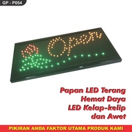 LED OPEN FLOWER Board P054 LED Sign Light Writing Board - OPEN - SEONLINE