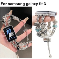 Luxurious Pandora DIY Watch Strap For samsung galaxy fit3 strap Replacement Samsung Fit 3 Strap Meta