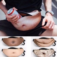 Big Belly Waist Bag Belly Bag Creative Anti-Harassment Big Belly Waist Bag Simulation Big Belly Wais