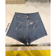 CNN-666 Denim Jeans Short Pants Highwaist Wanita YB-22217