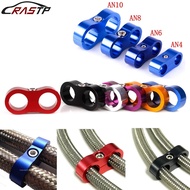 RASTP-AN4 AN6 AN8 AN10 Aluminum Oil Fuel Water Hose Tube Separator Divider Clamp Line Separator RS-H