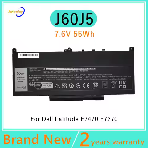 J60J5 Laptop Battery For Dell Latitude E7270 E7470 MC34Y 0MC34Y R1V85 451-BBSX 242WD 1W2Y2 GG4FM WYW