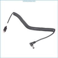 VIVI Coiled USB Type C To 5525 Connector Cable 100W Fast Charging For Devices