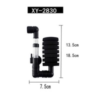 HATELI Air Pump Double Sponge Water Filter Aquarium Bio Sponge Filter for Aquarium Fish Tank