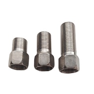 Stainless Steel Pipe Extension Threaded Fitting Sink Pipe Connector Penyambung Kepala Paip [ 40mm, 5