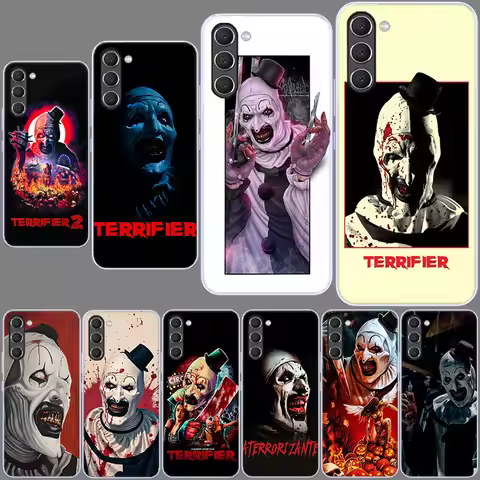 Horror Movie Terrifier Phone Case for Samsung A54 A14 A24 A34 A17 A37 A57 A55 A35 A25 A15 A13 A23 A3