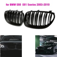 Black Front Kidney Sport Grilles Hood Grill For BMW E60 E61 2003 2004 2005 2006 2007 2008 2009 M5 52
