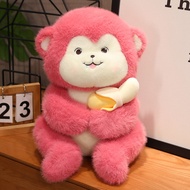 Monkey doll Gấu bông Khỉ Kéo Chuối Khỉ Ôm Chuối màu hồng dễ thương mẫu mới