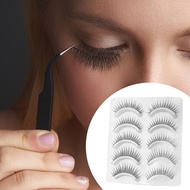 [lzdjlmy1zs] False Eyelashes Handmade 5 Pairs Gift for Girls Wife Eye Makeup Tools Long Eye Lashes f