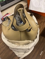 Hermes picotin 18 風衣灰 金