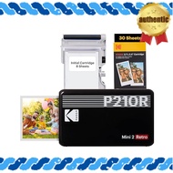 Kodak Mini 2 Retro 4PASS Smartphone Printer / Instant Printer / Instant Photo Printer (5.3 x 8.6 cm)