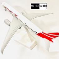 Mauritius Airlines Airbus A350 Model Plane 1:400 Scale with Wheels