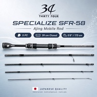 THIRTY FOUR 34 SPECIALIZE SFR-58 Mobile Rod for Ajing