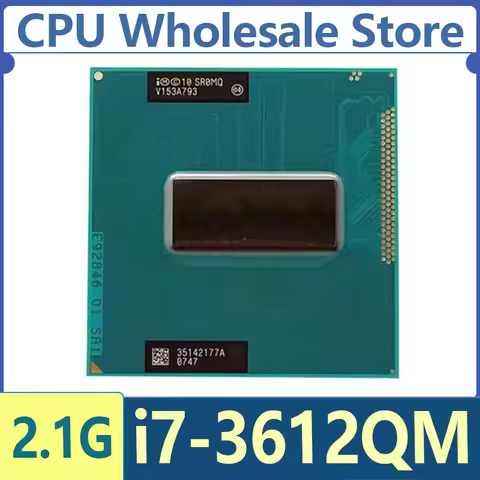 Intel Core i7-3612QM SR0MQ i7 3612QM 2.1 GHz Quad-Core Eight-Thread CPU 6M 35W Socket G2 / rPGA988B